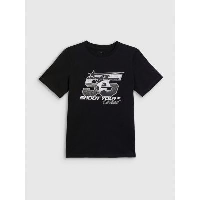 5. Jungen-T-Shirt mit Print und Regular Fit 4F 4FJRAW26TTSHM4342-20S