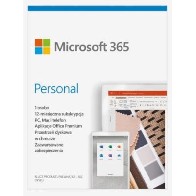 2. Microsoft 365 Personal PL (1 Person; 5 Geräte; 12 Monate; physische Version; Polen) (EP2-32454)