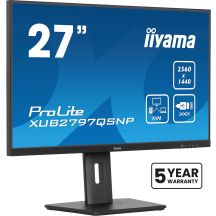 iiyama ProLite XUB2797QSNP-B1 Monitor 27" 2560 x 1440 px Wide Quad HD LED Schwarz