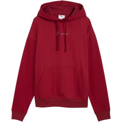 2. Damen-Hoodie Puma ESS Script Comfort Hoodie rot 694136 23