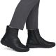 12. Rieker Z0066-00 Wasserdichte, gefütterte Damen-Lederstiefel, Schwarz