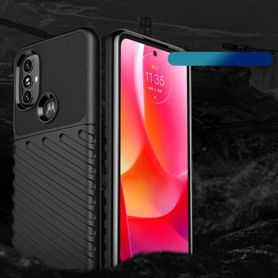 2. Thunder Case flexible gepanzerte Hülle für Motorola Moto G Power 2022 schwarz