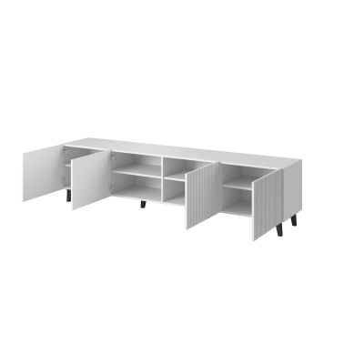2. TV-Schrank PAFOS 200x40x52 weiß matt