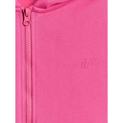 7. Lockerer Mädchen-Sweatshirt mit Kapuze 4F 4FJRSS26TSWSF2715-54S