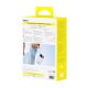 4. Baseus EnerFill FC31 20000mAh 45W Powerbank mit Display, USB-C- und Lightning Kabeln – Lila