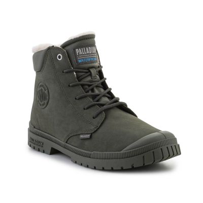 2. Palladium SP20 Cuff Leather Waterproof WL U 79067-325-M Olive Night Schuhe