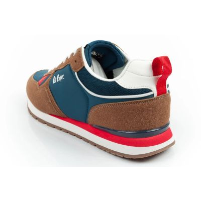 5. Lee Cooper Herren-Sneaker, modisch, bequem, strapazierfähig, marineblau, braun