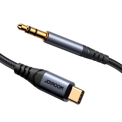 4. Joyroom Audio Transfer Series SY-A07 Miniklinke 3,5 mm / USB-C-Kabel 1,2 m – Schwarz