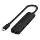 3. Satechi 4in1 USB-C Slim Multiport Adapter 4K - Aluminium-Adapter für USB-C-Mobilgeräte (USB-C, 4K HDMI, 2x USB-A) (schwarz)