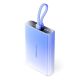 Vention Powerbank 10000 mAh USB-C + Lightning + USB-A 22,5 W mit LED-Anzeige Blau