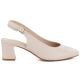 2. Beige Sergio Leone SK463 Damenpumps mit Riemen