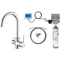 Küchenarmatur mit Wasserfilterset