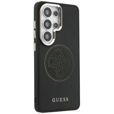 4. Guess Perforated Logo MagSafe-Hülle für Samsung Galaxy S26 Ultra – Schwarz