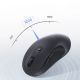 8. Baseus F02 Kabellose ergonomische Bluetooth-Maus – Schwarz