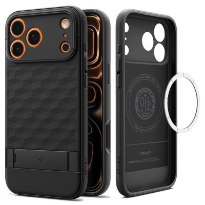 Spigen Parallax "S" MagSafe Case für iPhone 17Pro - Mattschwarz