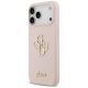 2. Guess Silikonhülle mit großem 4G-Schriftzug für iPhone 17 Pro Max – Pink