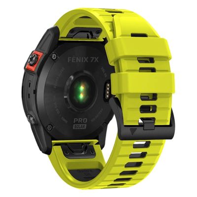 3. Tech-Protect IconBand Pro Armband für Garmin Fenix ​​​​3 / 5X / 3HR / 5X Plus / 6X / 6X Pro / 7X – Limettengrün
