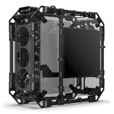 2. Alphacool Apex Pro Skeleton Full Tower Gehäuse Schwarz, Carbon