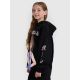 3. Mädchen-Sweatshirt mit Kapuze, offen, 4F 4FJRAW25TSWSF2293-20S