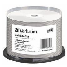 Verbatim DataLifePlus 8,5 GB DVD+R DL 50 Stück.