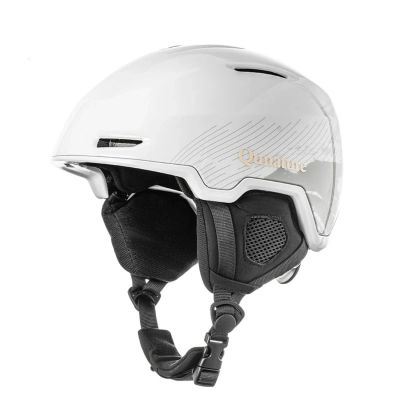 Qunature 10130003002 Skihelm mit Gehörschutz für Snowboard 54-58 cm - Weiß