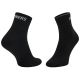 2. Skechers 3PPK Unisex Mesh Ventilation Quarter Socken SK42017-9999 Schwarz 35-38