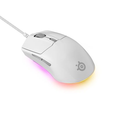 5. STEELSERIES Rival 3 Gen 2 Maus – Weiß