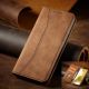 11. Magnet Fancy Case für Samsung Galaxy S23+ Flip Cover Wallet Stand Braun