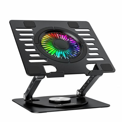 3. Wozinsky WDCX-X16-AS CoolBase RGB 360°-Kühlständer für Laptop und Tablet – Schwarz