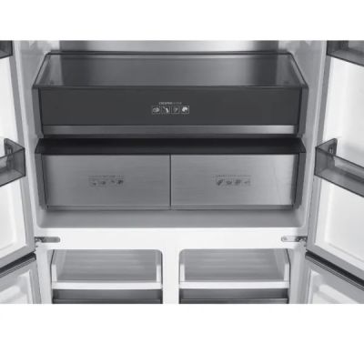 5. Mehrtüriger Einbau-Kühlschrank mit No-Frost-Technologie, Modell MPM-503-SSI-11, schwarzes Glas