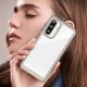 8. Outer Space Case für Samsung Galaxy A56 Cover mit flexiblem Rahmen - Halbtransparent, Schwarz