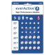 EVERACTIVE ALKALINE-BATTERIEN MINI-SET: 10 x G3 / LR41, 5 x G4 / LR626, 5 x G10 / LR1130, 10 x G13 / LR1154 AGMIX30BL