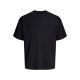 2. Jack&Jones Herren-T-Shirt JJEBARRON TEE SS O-NECK NOOS 12298906 SCHWARZ