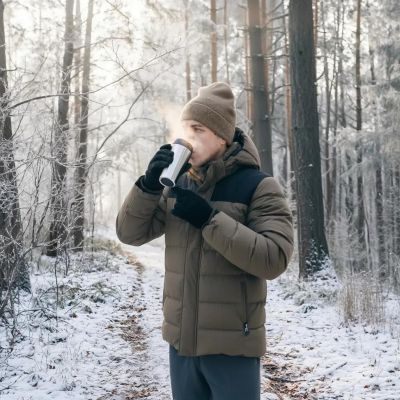 7. Thermobecher für Reisen, 350 ml, hervorragende Haushaltsware