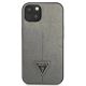 3. Guess SaffianoTriangle Logo Case für iPhone 13 / 14 / 15 6.1" - Silber