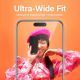 3. PanzerGlass Ultra-Wide Fit gehärtetes Glas mit Positionierer für iPhone 15 Pro Max