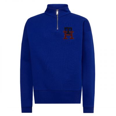 5. Tommy Hilfiger Thl Essentials Half Zip Top M MW0MW27383 Sweatshirt