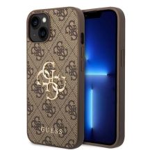Guess GUHCP15M4GMGBR iPhone 15 Plus 6,7" braun/braunes Hardcase 4G Big Metal Logo