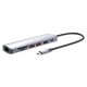 11. Manhattan 153966 Kabelgebundene Dockingstation USB 3.2 Gen 2 (3.1 Gen 2) Typ-C Silber