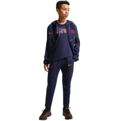 6. Nike FC Barcelona Tech Fleece Kinderhose Marineblau II3728 498