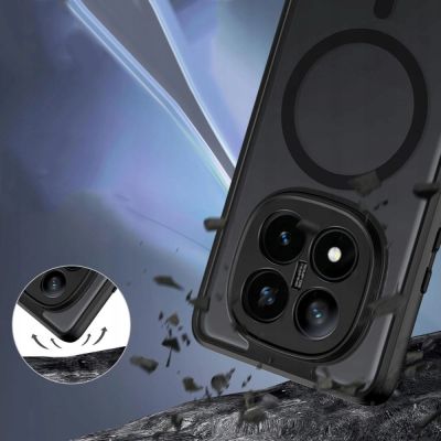 2. Tech-Protect MagMat MagSafe Case für Xiaomi Redmi Note 14 Pro+ 5G - Mattschwarz