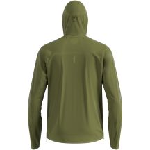Herrenjacke ODLO Jacket ZEROWEIGHT DUAL DRY PK WATERPROOF grün