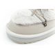 6. D.Franklin Damen Winter Schneestiefel, modisches Fellfutter, grau