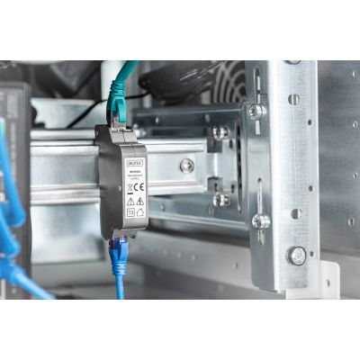 9. Digitus PoE Überspannungsschutz (RJ45), DIN-Schienenmontage, für den Innenbereich