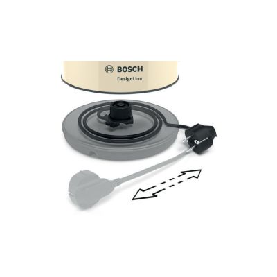 11. Bosch TWK4P437 Wasserkocher 1,7 l 2400 W Beige, Schwarz
