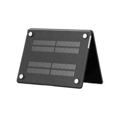 5. Tech-Protect SmartShell Hülle für MacBook Air 15" M2 / M3 / 2023-2024 - Mattschwarz