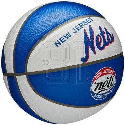 6. Wilson NBA Team Retro Brooklyn Nets Miniball WTB3200XBBRO