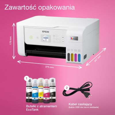 23. Epson EcoTank L3286 WiFi WEISS Multifunktionsdrucker
