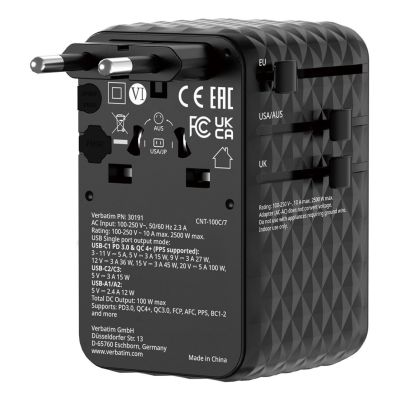 6. Verbatim Charge ´n´ Travel 100W Ladegerät