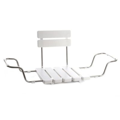 BADEZIMMERSITZ MIT RÜCKENLEHNE BS-03 WEISS 73–